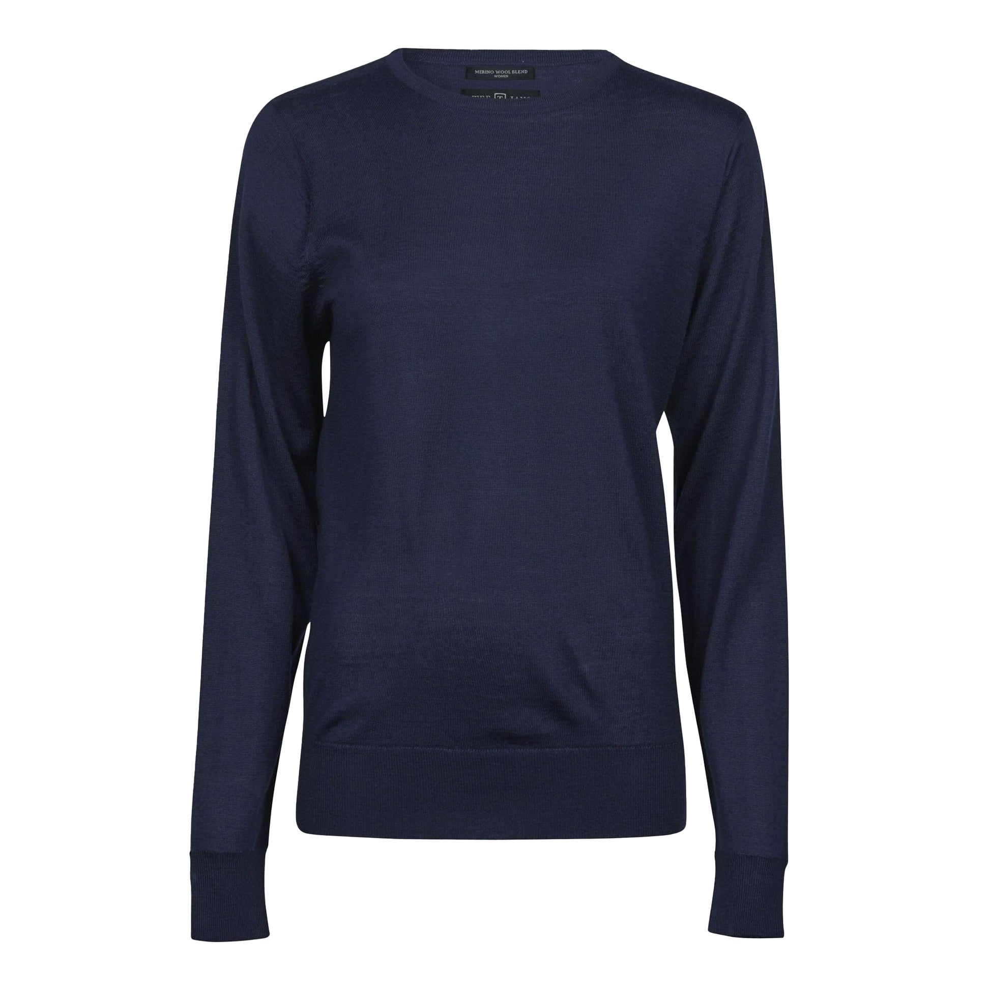 Navy - Front - Tee Jays Womens-Ladies Crew Neck Sweatshirt