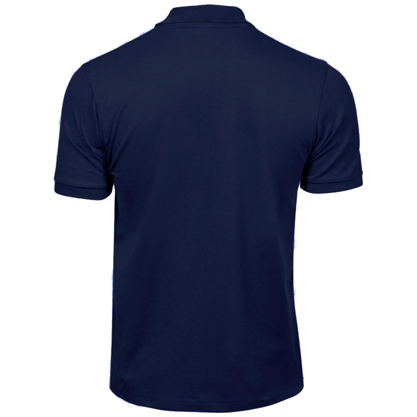 Navy Blue - Back - Tee Jays Mens Luxury Stretch Polo Shirt