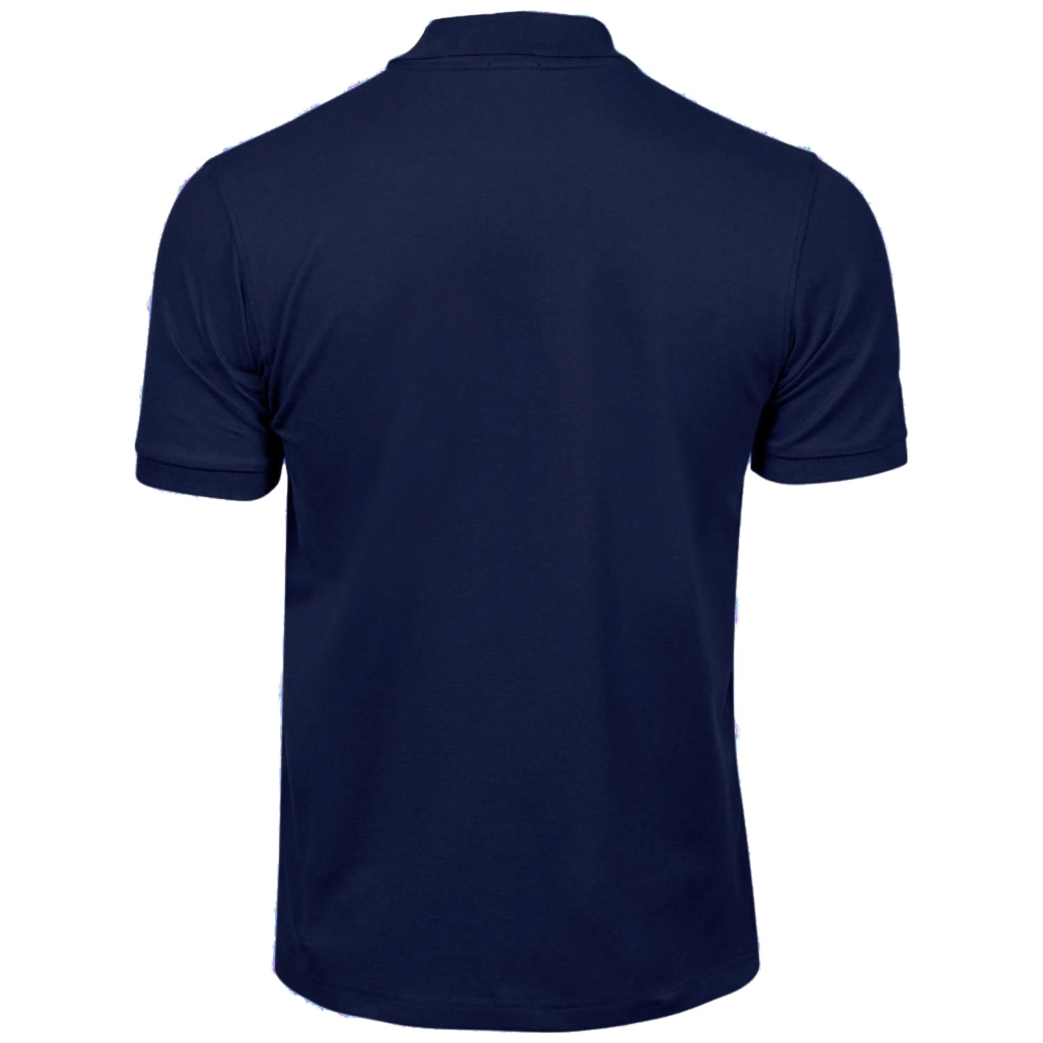 Navy Blue - Back - Tee Jays Mens Luxury Stretch Polo Shirt
