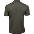 Deep Green - Back - Tee Jays Mens Luxury Stretch Polo Shirt