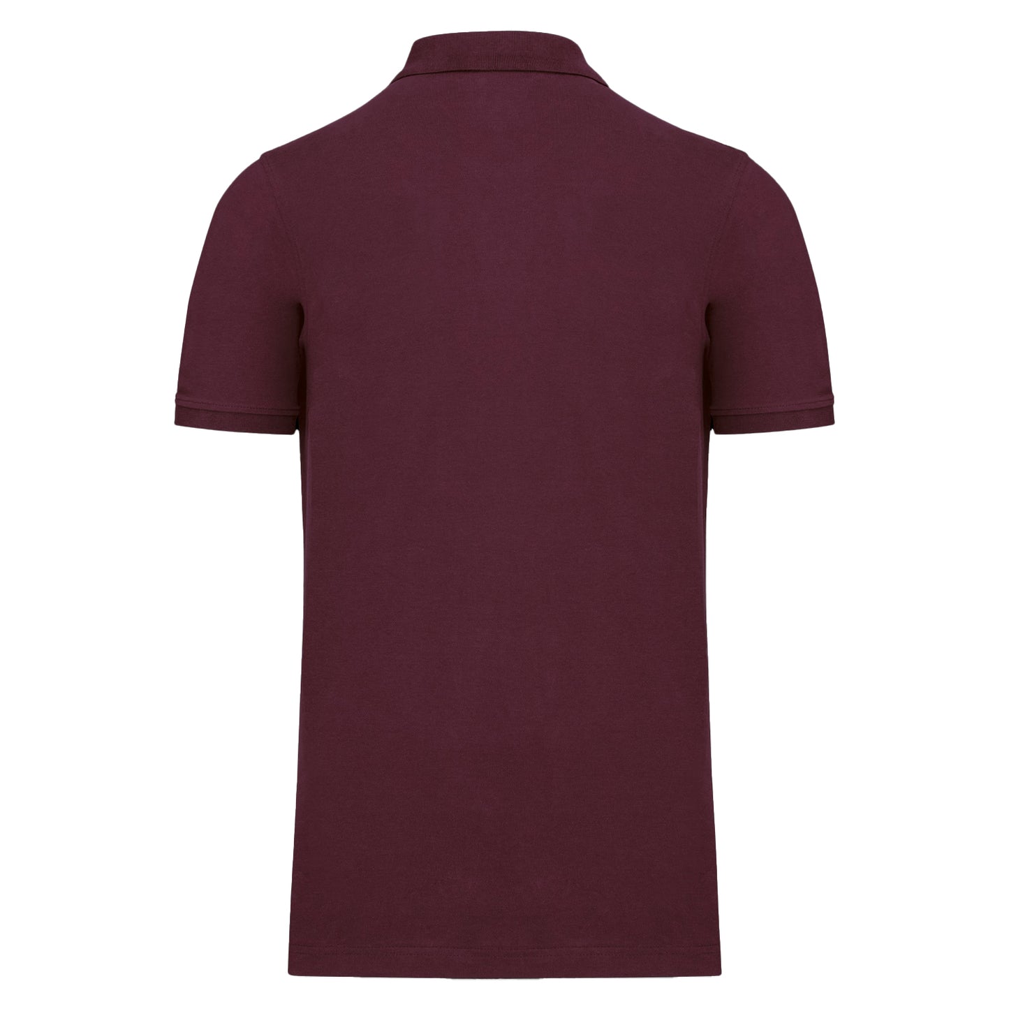 Wine - Back - Tee Jays Mens Luxury Stretch Polo Shirt