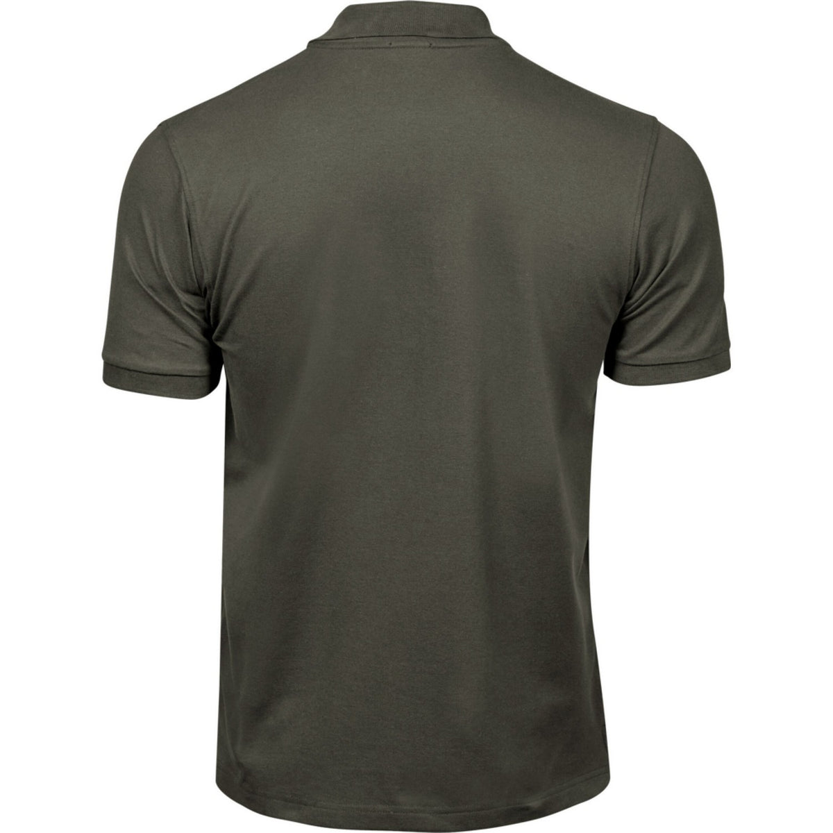 Deep Green - Back - Tee Jays Mens Luxury Stretch Polo Shirt