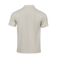 Cement - Back - Tee Jays Mens Luxury Stretch Polo Shirt