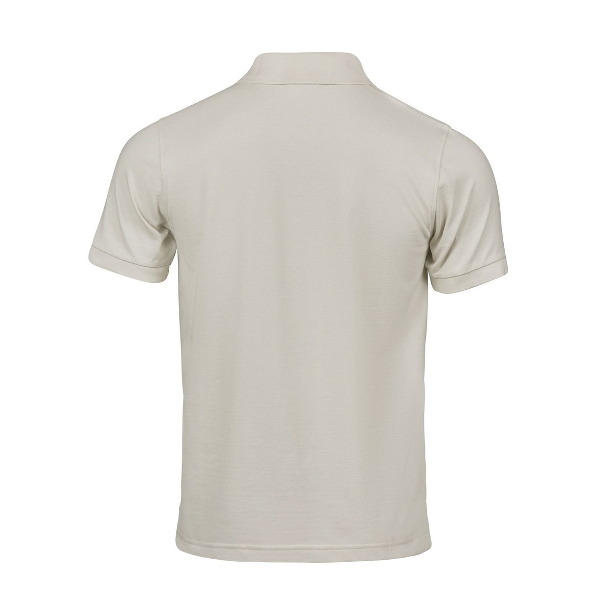 Cement - Back - Tee Jays Mens Luxury Stretch Polo Shirt