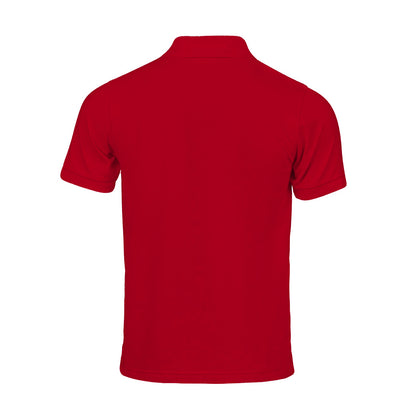 Red - Back - Tee Jays Mens Luxury Stretch Polo Shirt