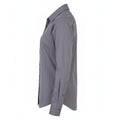 Steel - Lifestyle - Premier Womens-Ladies Poplin Long-Sleeved Blouse