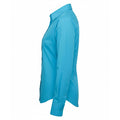 Turquoise - Lifestyle - Premier Womens-Ladies Poplin Long-Sleeved Blouse