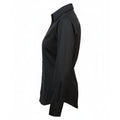 Black - Lifestyle - Premier Womens-Ladies Poplin Long-Sleeved Blouse