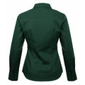 Bottle - Back - Premier Womens-Ladies Poplin Long-Sleeved Blouse