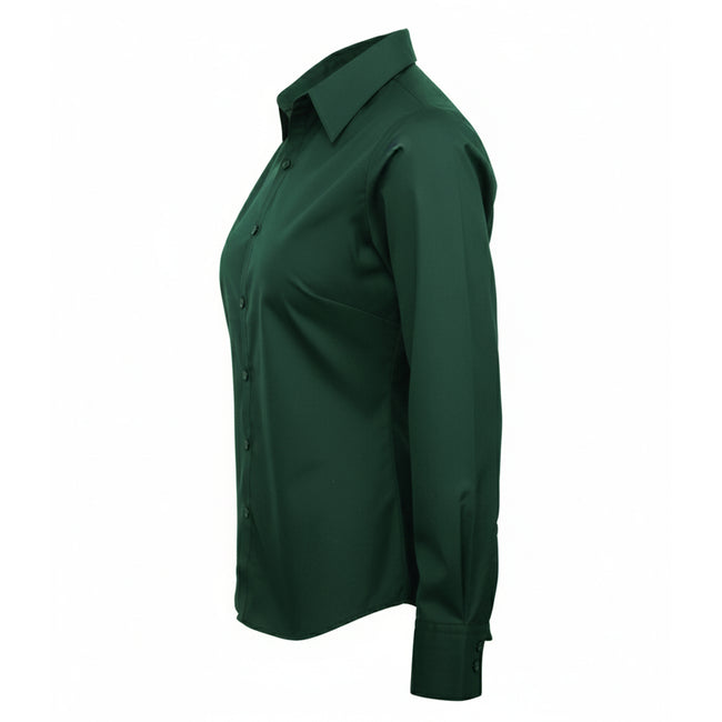 Bottle - Lifestyle - Premier Womens-Ladies Poplin Long-Sleeved Blouse