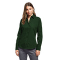 Bottle - Side - Premier Womens-Ladies Poplin Long Sleeve Blouse - Plain Work Shirt