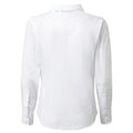 White - Back - Premier Womens-Ladies Poplin Long-Sleeved Blouse
