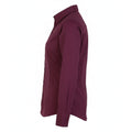 Aubergine - Lifestyle - Premier Womens-Ladies Poplin Long-Sleeved Blouse
