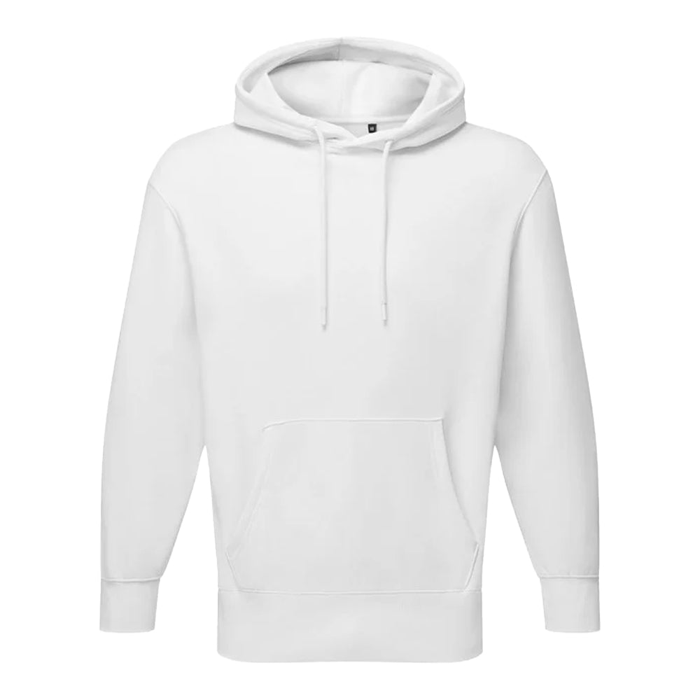 White - Front - TriDri Unisex Adult Recycled Hoodie