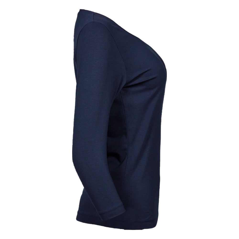 Navy - Lifestyle - Tee Jays Womens-Ladies 3-4 Sleeve T-Shirt