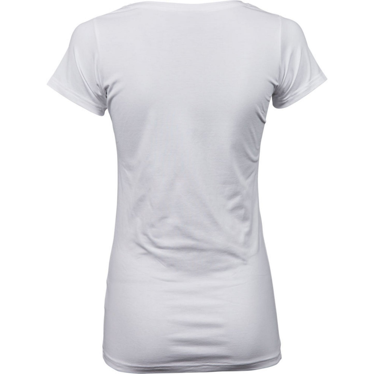 White - Back - Tee Jays Womens-Ladies Stretch T-Shirt