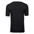 Black - Back - Tee Jays Mens Stretch T-Shirt