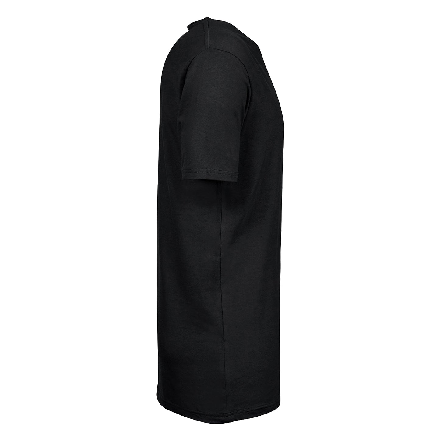 Black - Side - Tee Jays Mens Stretch T-Shirt