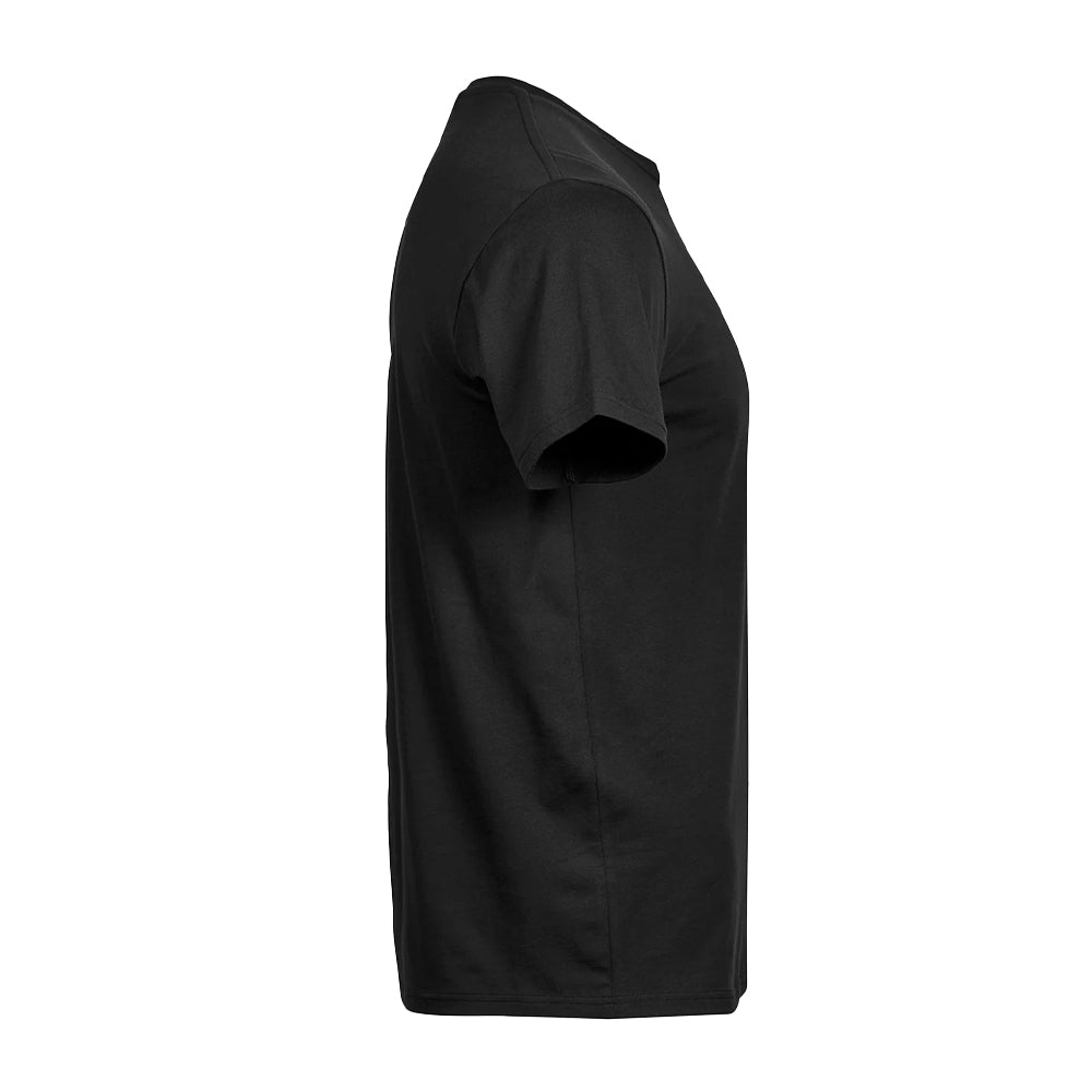 Black - Side - Tee Jays Mens Stretch T-Shirt