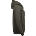 Deep Green - Side - Tee Jays Mens Hoodie