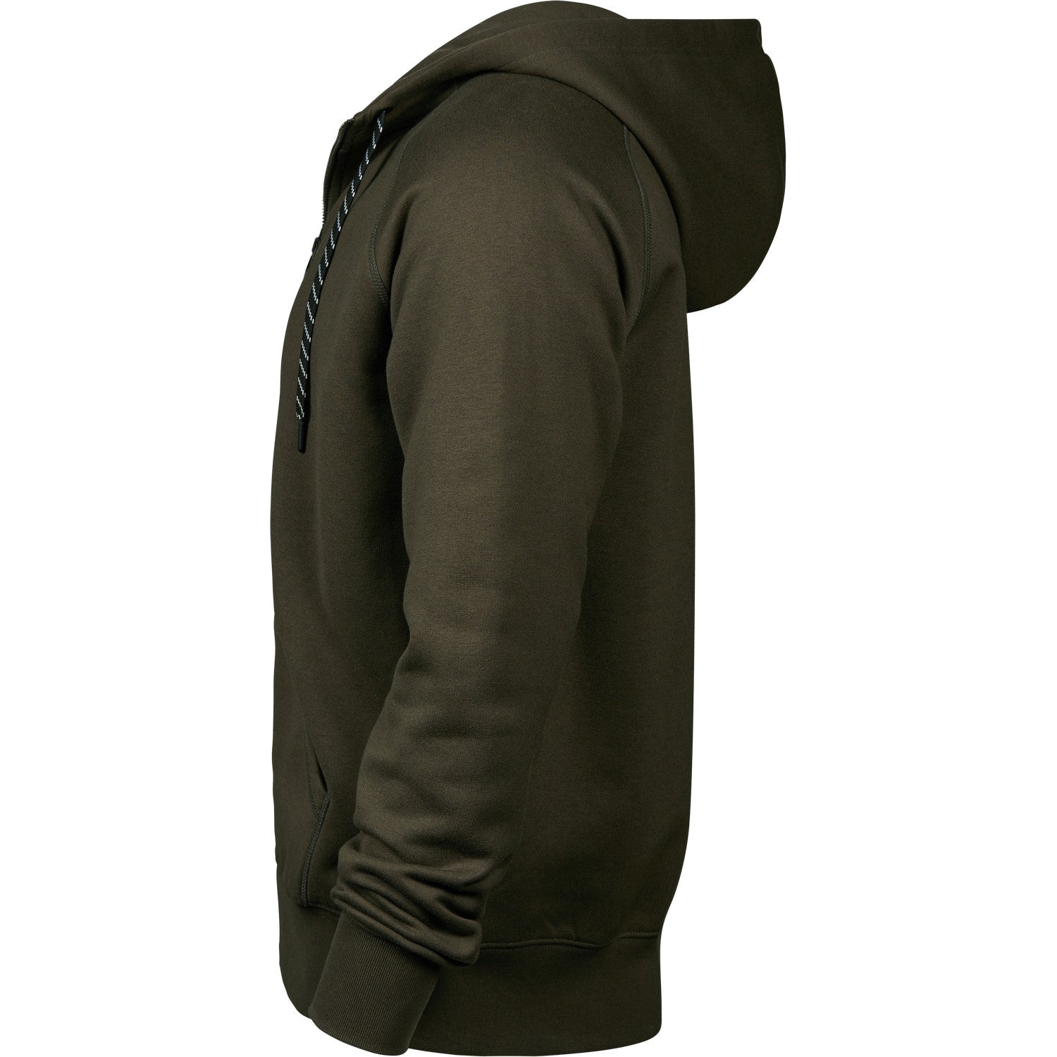 Dark Olive - Lifestyle - Tee Jays Mens Fashion Full Zip Hoodie