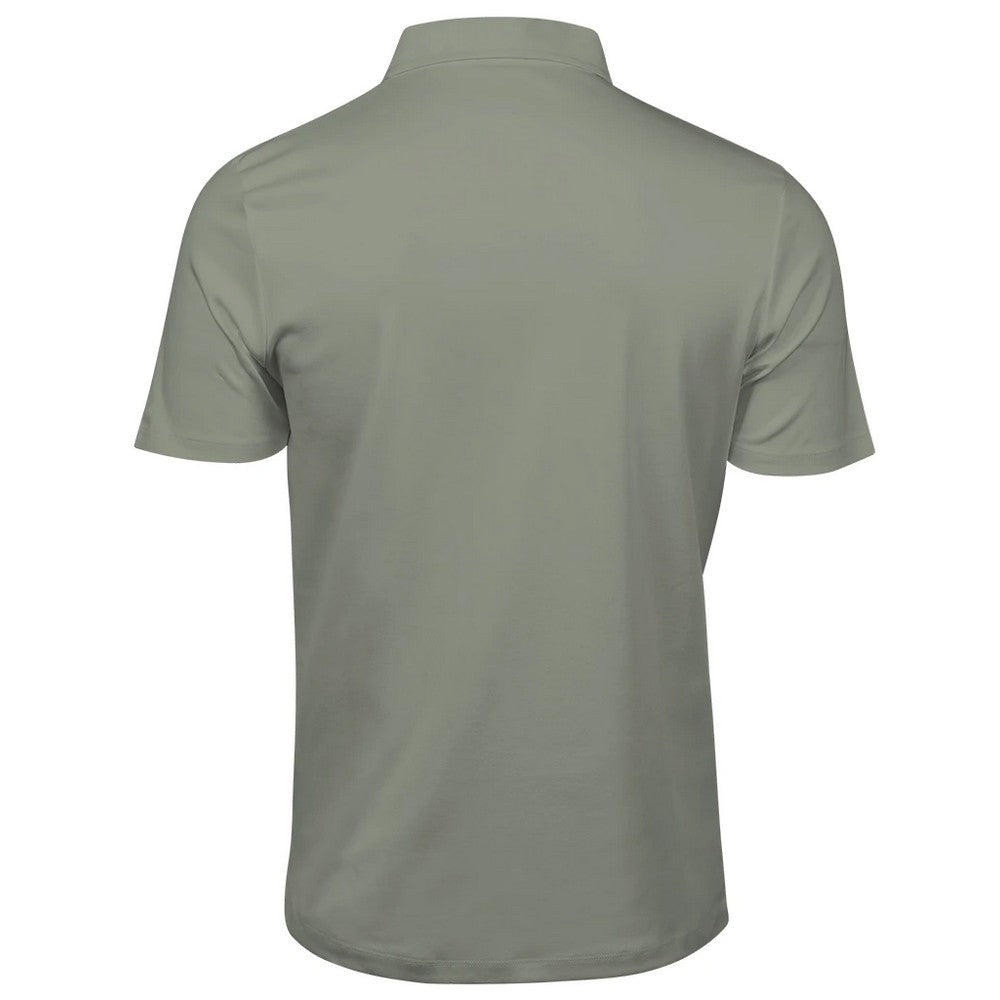 Sage - Back - Tee Jays Mens Pima Cotton Polo Shirt