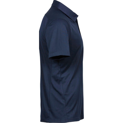 Navy - Side - Tee Jays Mens Luxury Sport Polo Shirt