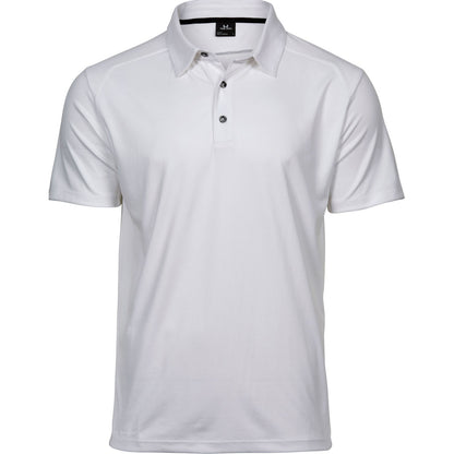 White - Front - Tee Jays Mens Luxury Sport Polo Shirt