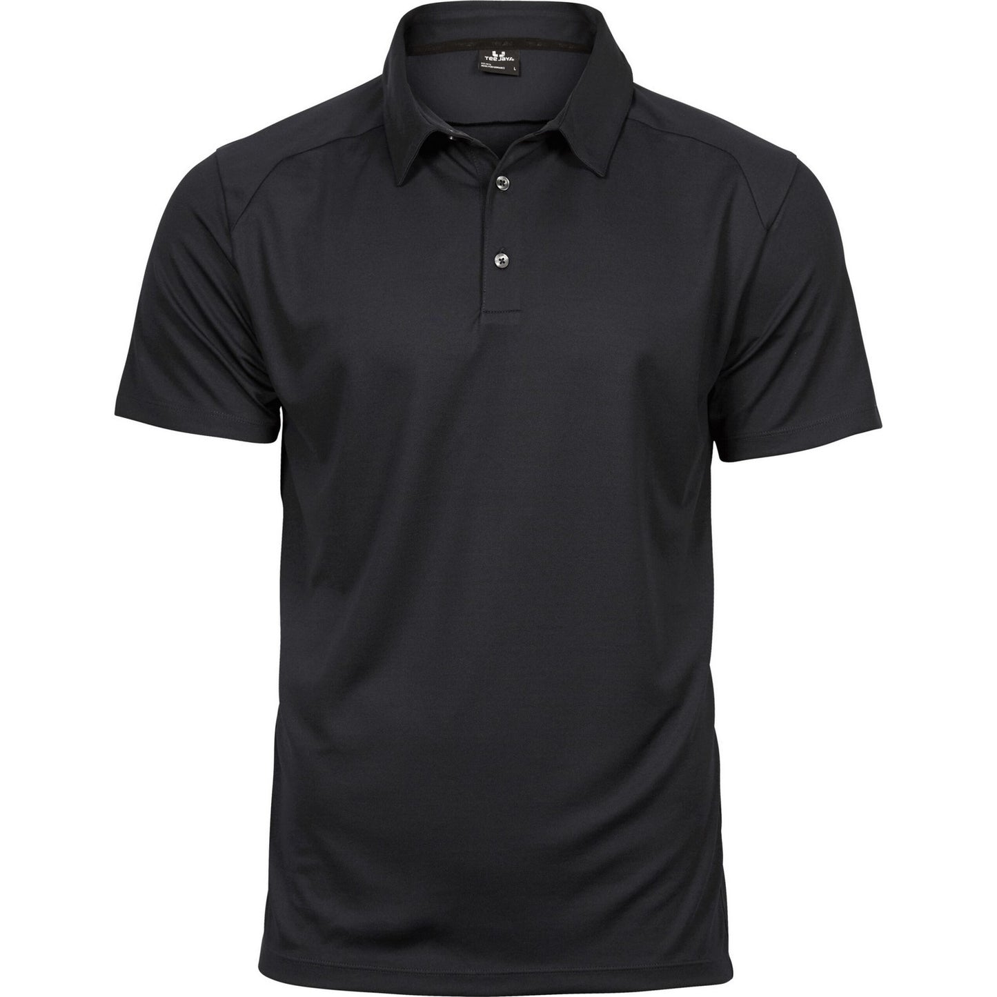 Black - Front - Tee Jays Mens Luxury Sport Polo Shirt