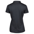 Dark Grey - Back - Tee Jays Womens-Ladies Luxury Sport Polo Shirt