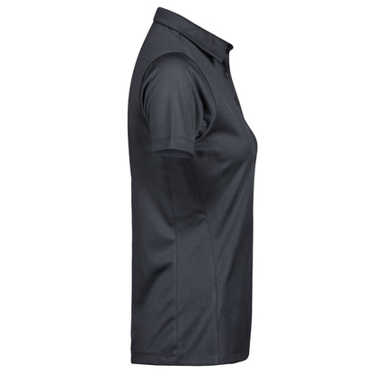 Dark Grey - Side - Tee Jays Womens-Ladies Luxury Sport Polo Shirt