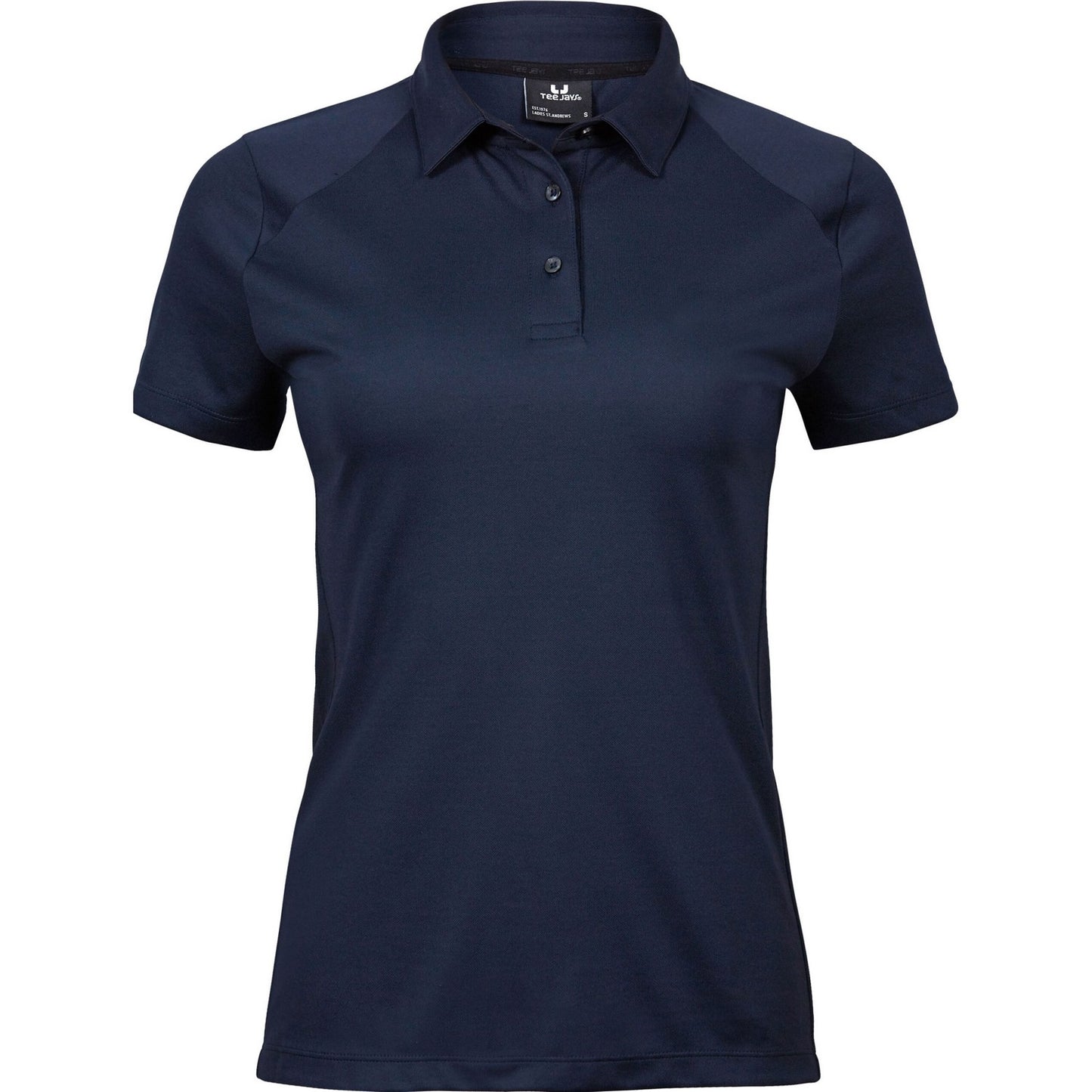 Navy - Front - Tee Jays Womens-Ladies Luxury Sport Polo Shirt