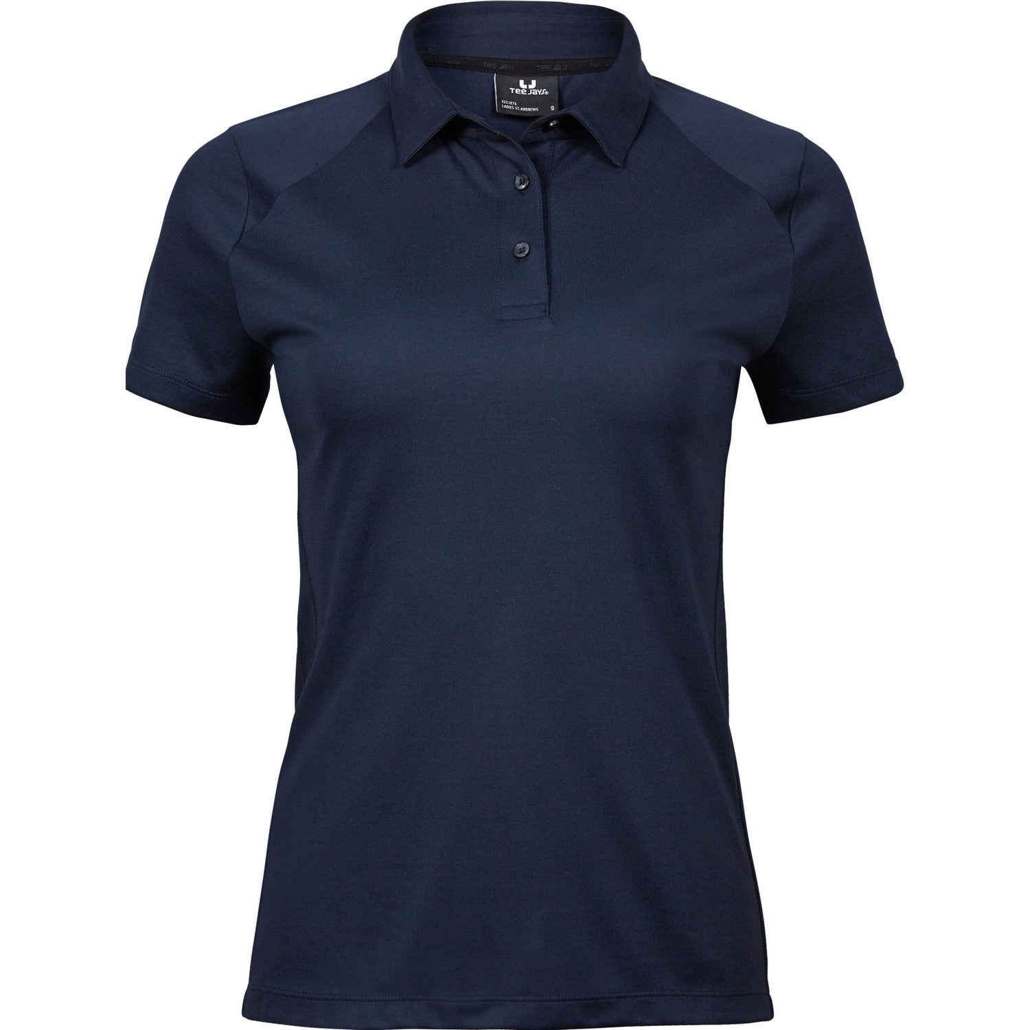 Navy - Front - Tee Jays Womens-Ladies Luxury Sport Polo Shirt