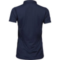 Navy - Back - Tee Jays Womens-Ladies Luxury Sport Polo Shirt