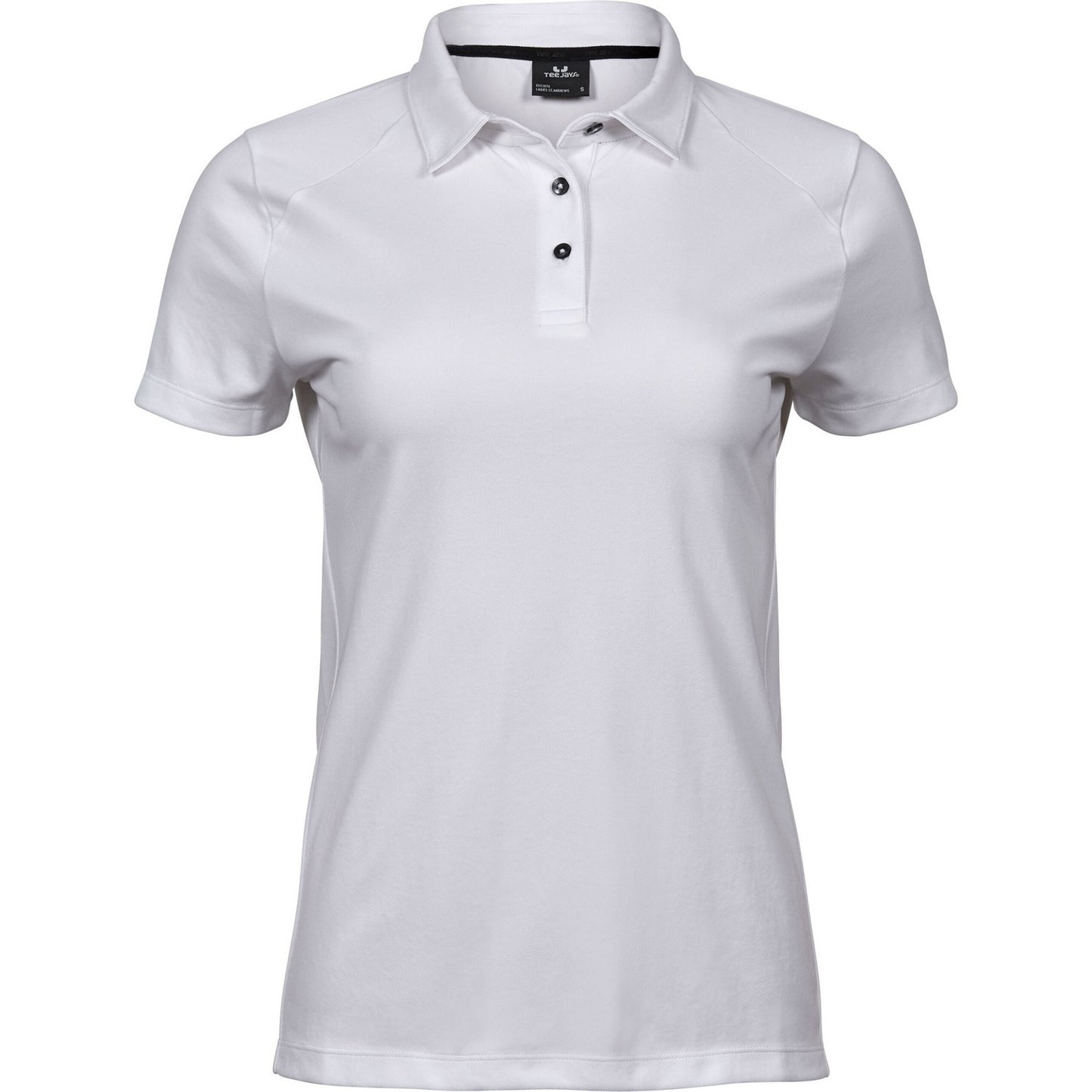 White - Front - Tee Jays Womens-Ladies Luxury Sport Polo Shirt