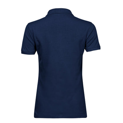 Navy - Back - Tee Jays Womens-Ladies Heavy Polo Shirt