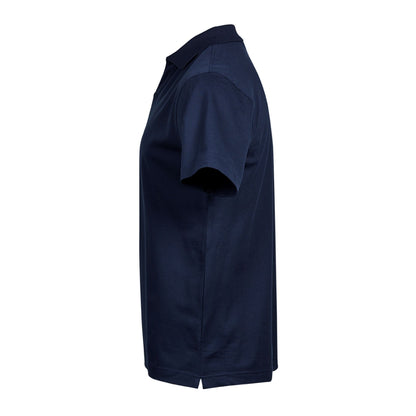 Navy - Lifestyle - Tee Jays Mens Luxury Stretch V Neck Polo Shirt
