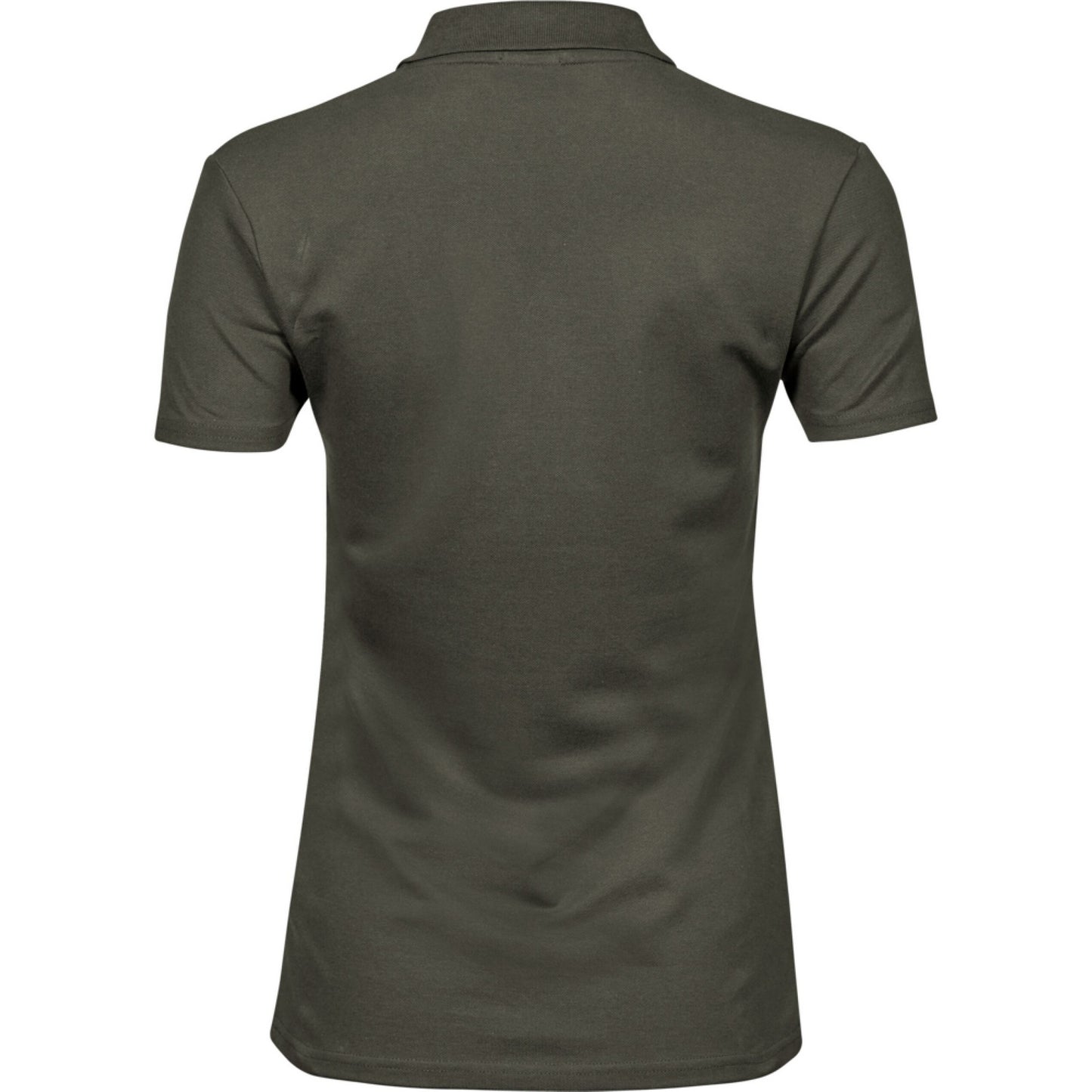 Deep Green - Back - Tee Jays Womens-Ladies Luxury Stretch Polo Shirt