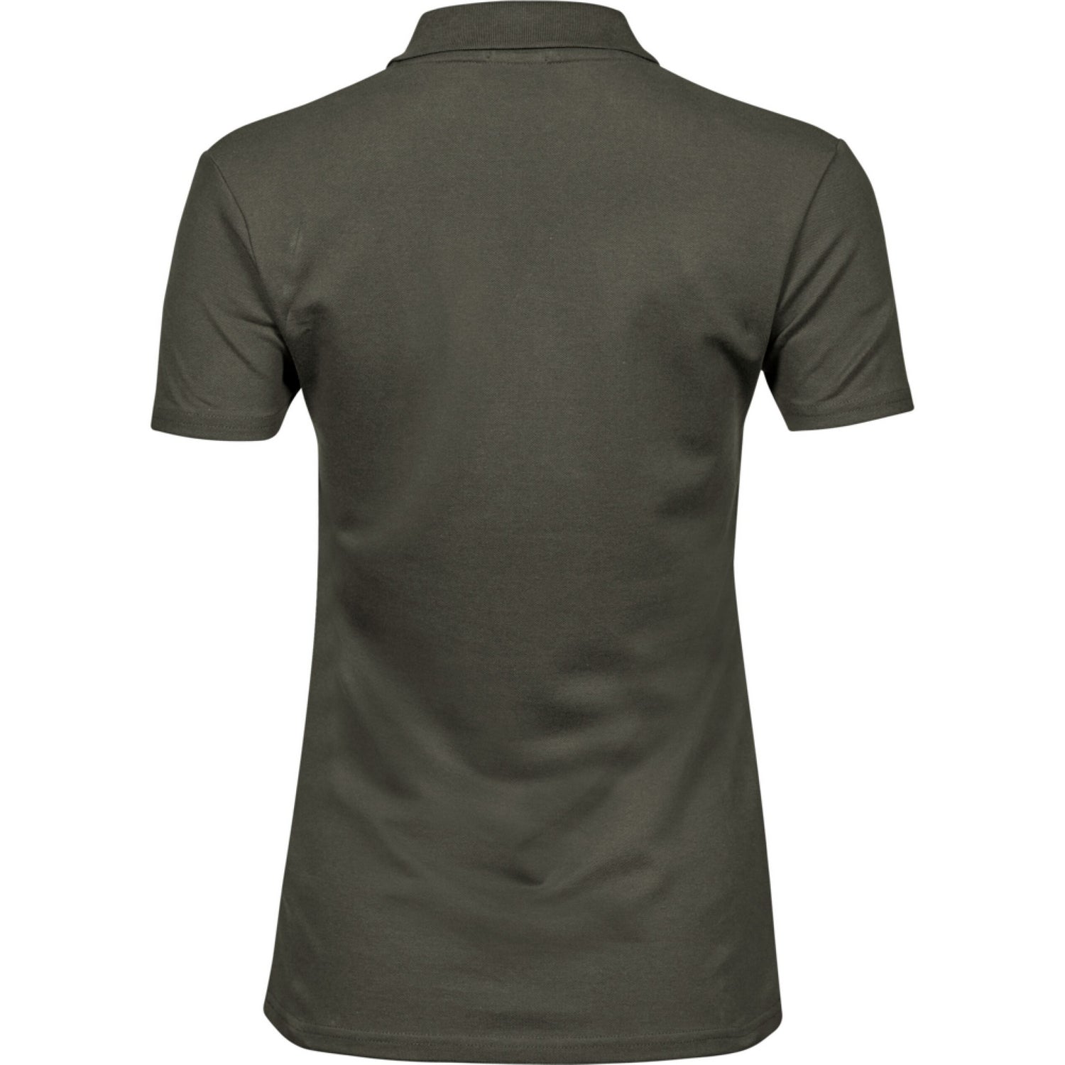 Deep Green - Back - Tee Jays Womens-Ladies Luxury Stretch Polo Shirt