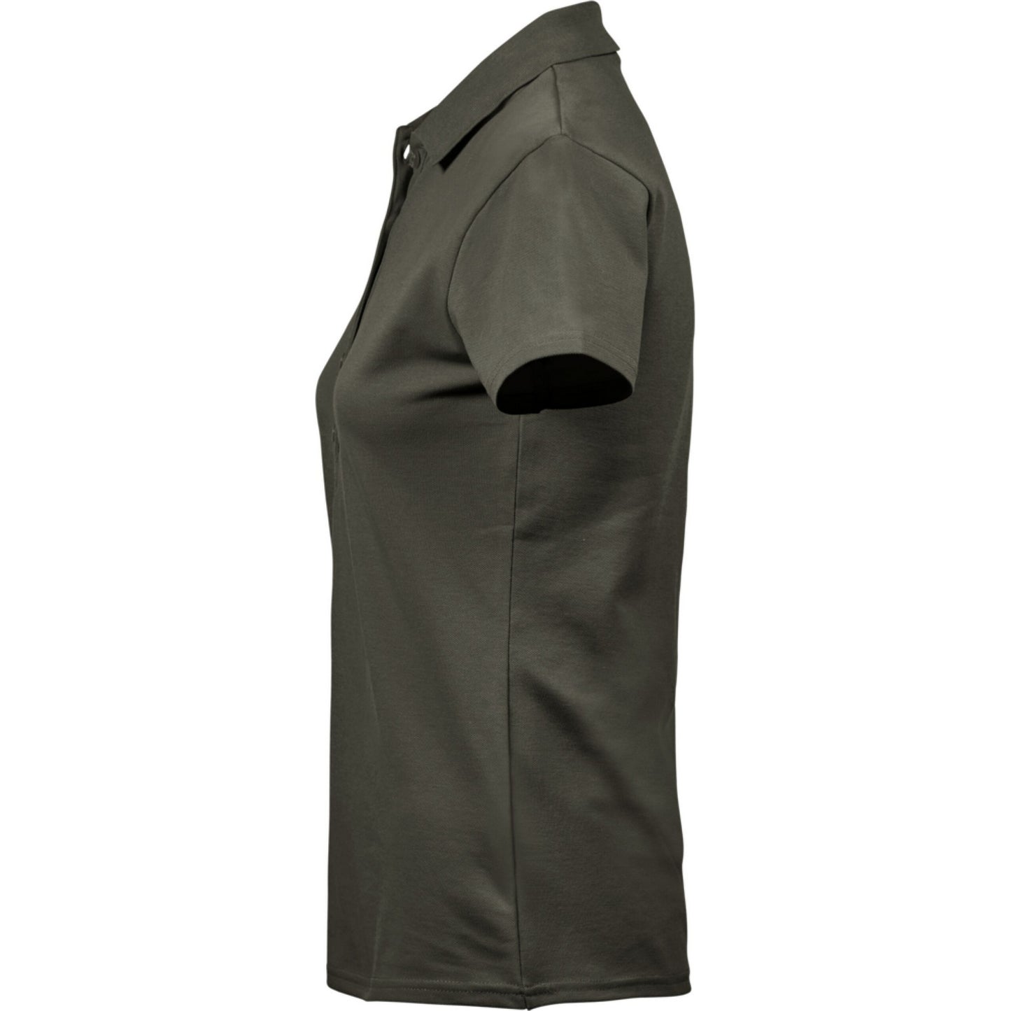 Deep Green - Side - Tee Jays Womens-Ladies Luxury Stretch Polo Shirt