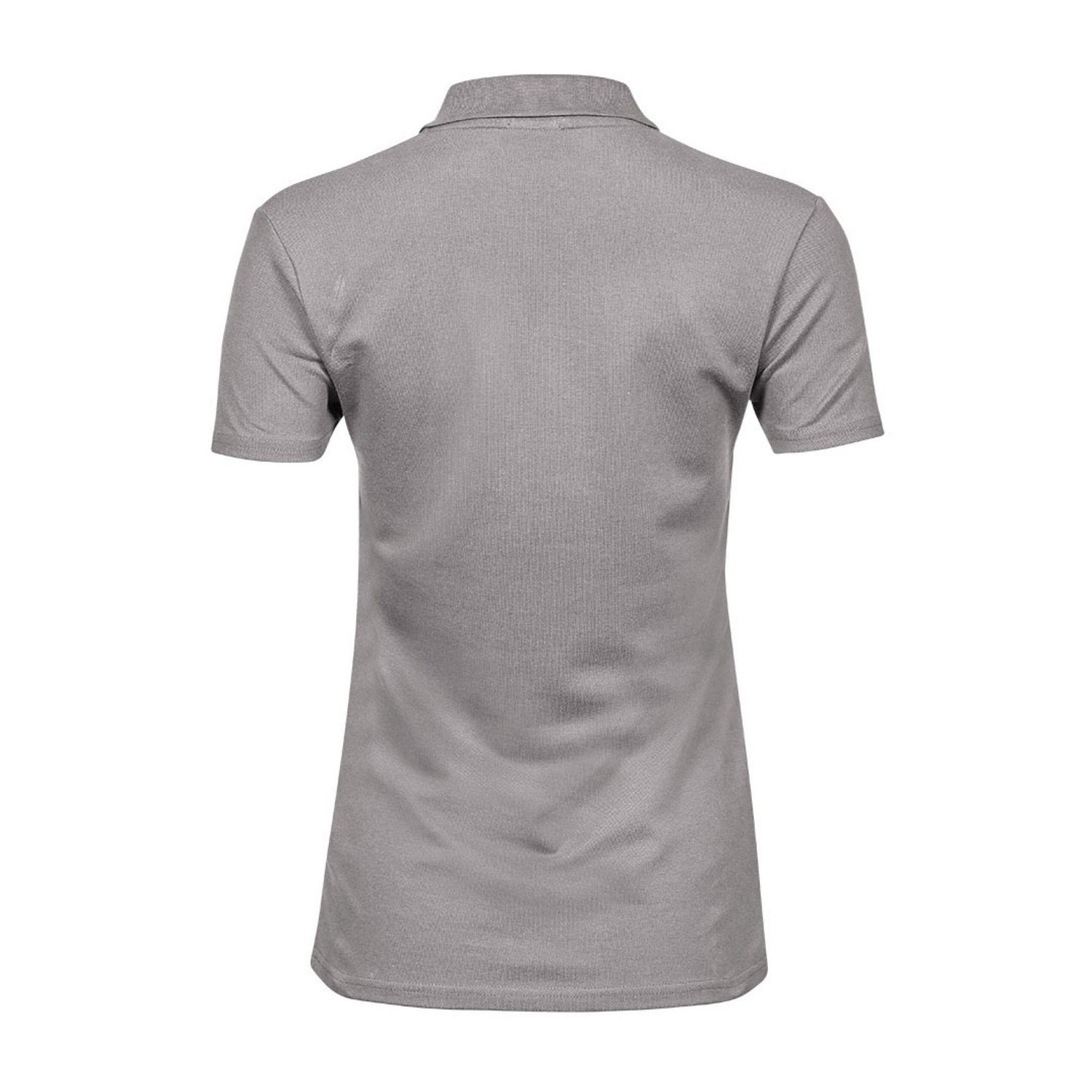 Stone - Back - Tee Jays Womens-Ladies Luxury Stretch Polo Shirt