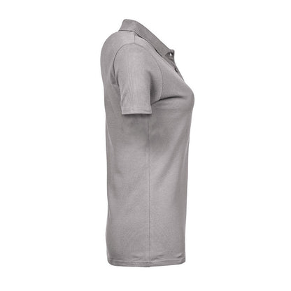 Stone - Side - Tee Jays Womens-Ladies Luxury Stretch Polo Shirt