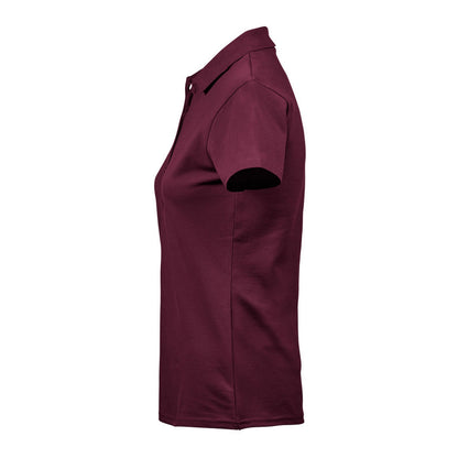 Wine - Lifestyle - Tee Jays Womens-Ladies Luxury Stretch Polo Shirt