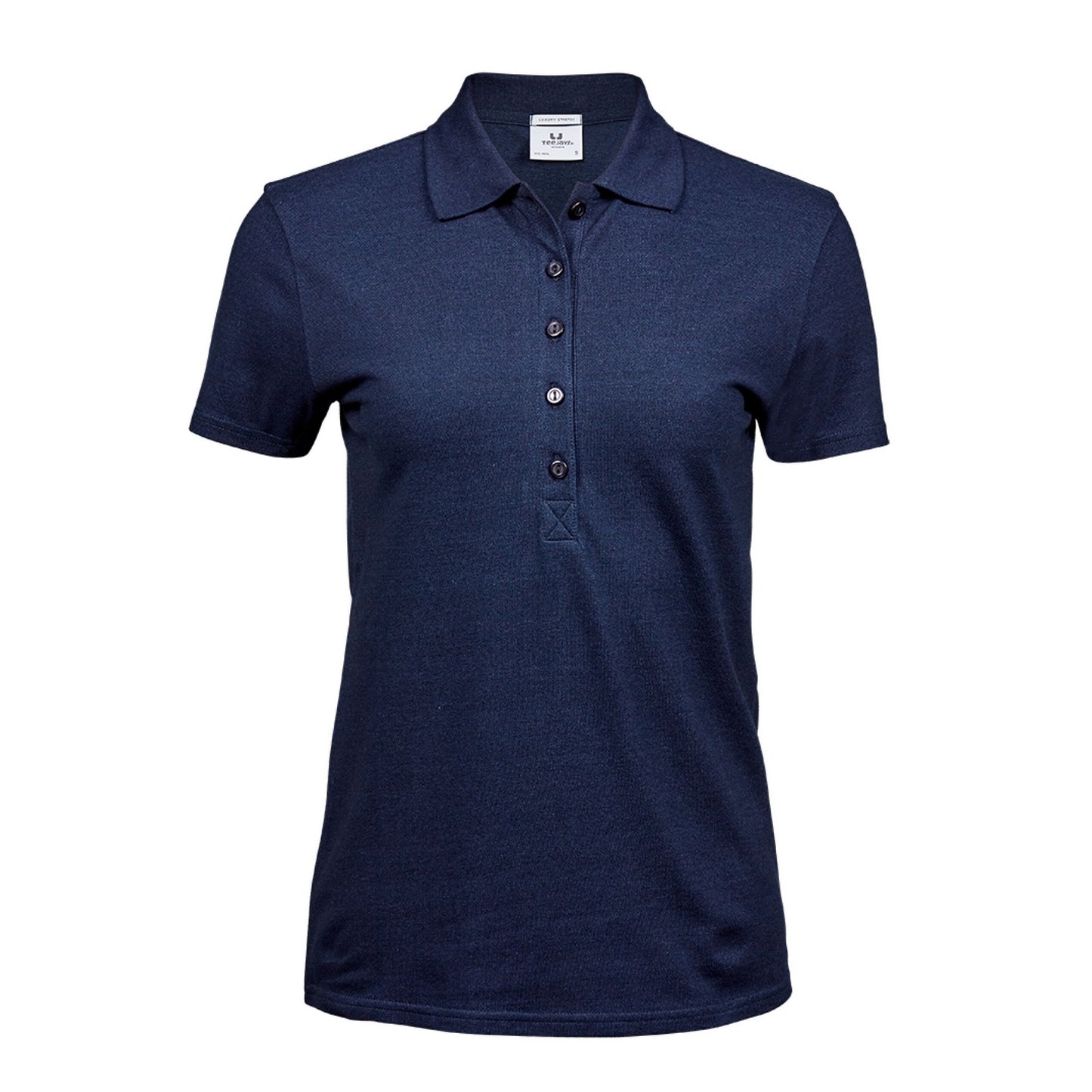 Denim - Front - Tee Jays Womens-Ladies Luxury Stretch Polo Shirt