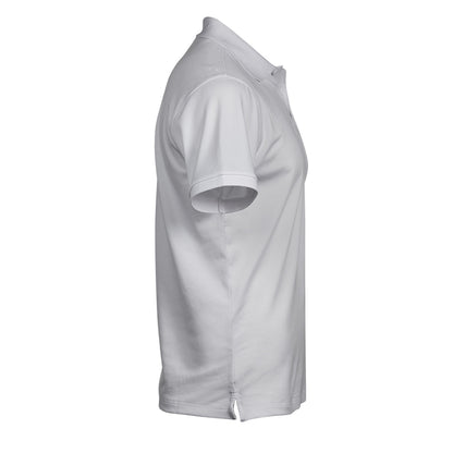 White - Side - Tee Jays Mens Club Polo Shirt