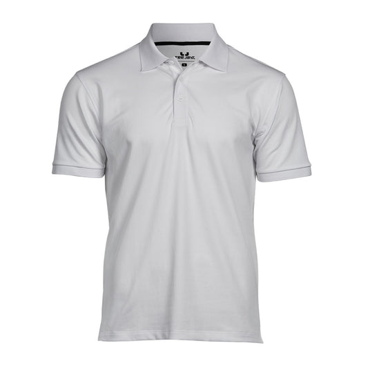 White - Front - Tee Jays Mens Club Polo Shirt