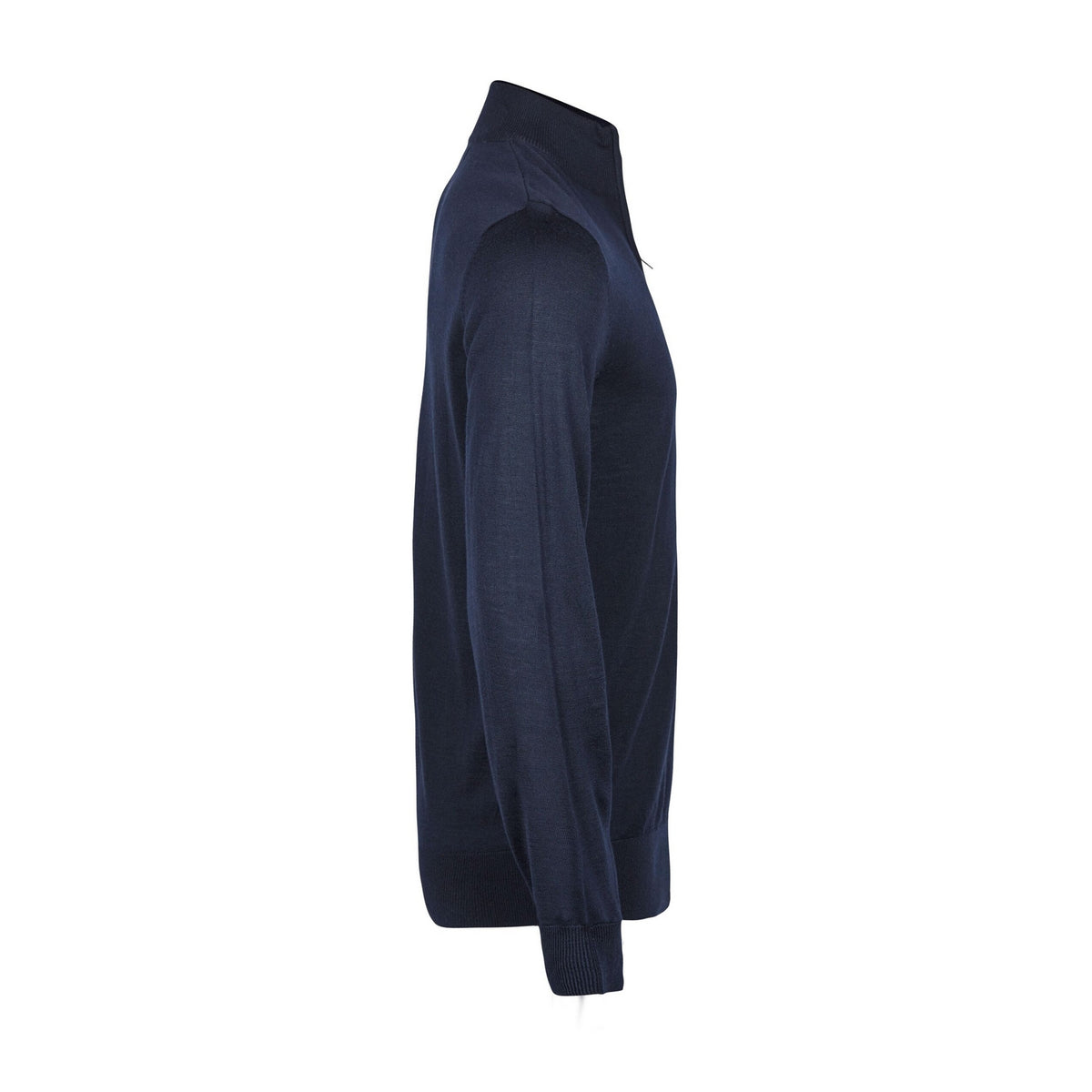 Navy - Side - Tee Jays Mens Half Zip Jumper