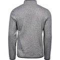 Grey Melange - Back - Tee Jays Mens Outdoor Fleece Jacket