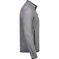 Grey Melange - Side - Tee Jays Mens Outdoor Fleece Jacket