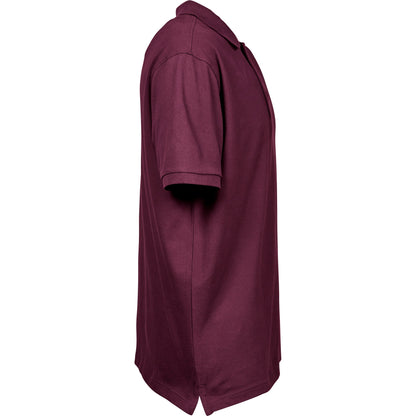 Wine - Side - Tee Jays Mens Luxury Stretch Polo Shirt